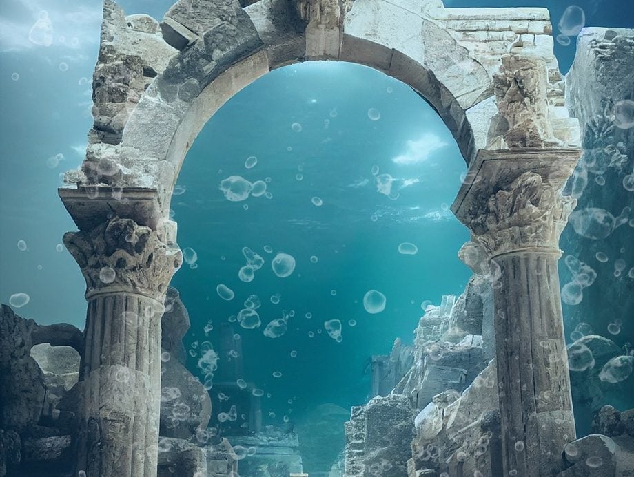 Η βυθισμένη πόλη των αυτοκρατόρων στον βυθό (Vid)