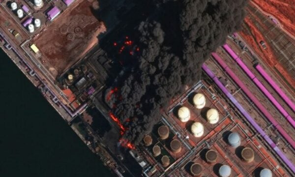 Ρωσία: Επίθεση με drone προκάλεσε πυρκαγιά στο λιμάνι Ουστ-Λούγκα