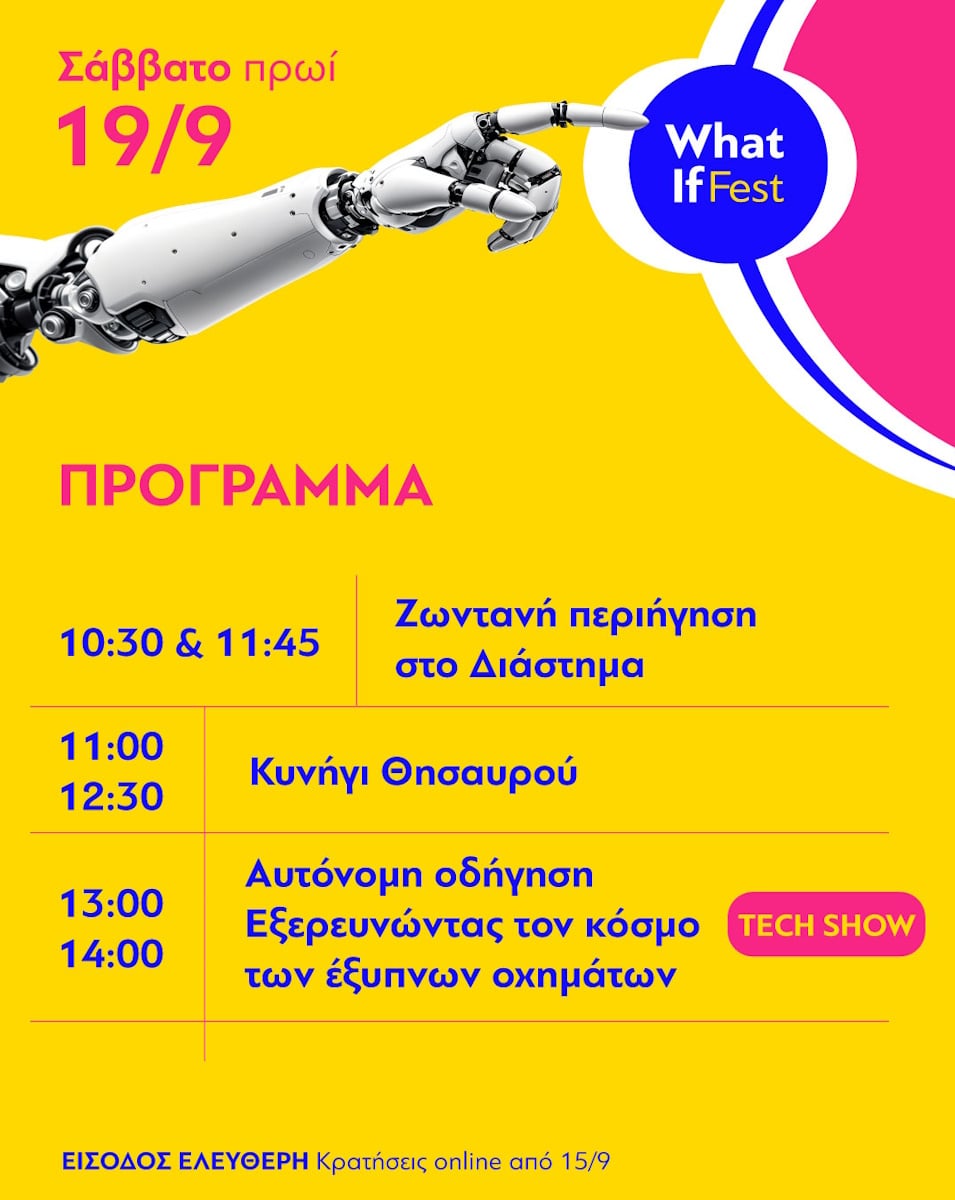 What If Science Festival: Η επιστήμη γίνεται εμπειρία στο Ίδρυμα Ευγενίδου 10 What If