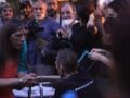 Η Ζωή Κωνσταντοπούλου στην υποδοχή του Αριστοτέλη Χαντζή στα Προσφυγικά – ΦΩΤΟ