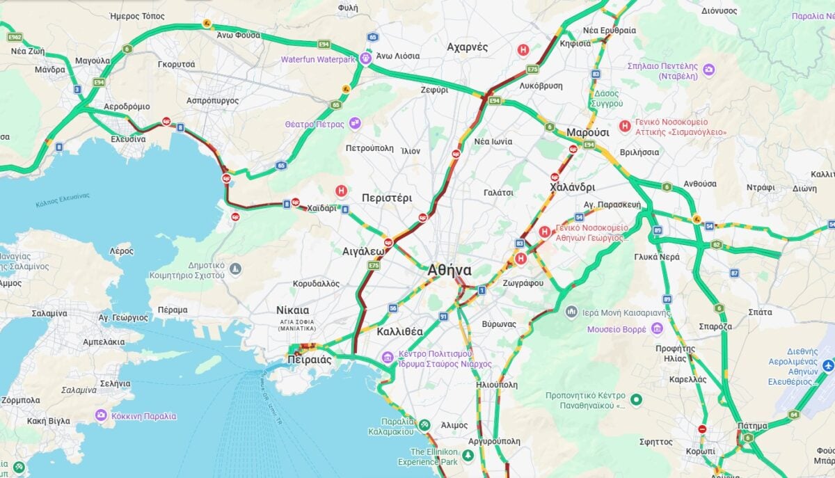 Κίνηση στους δρόμους: Τροχαία σε Κηφισό και Αττική Οδό προκαλούν καθυστερήσεις 7 Κίνηση στους δρόμους: Τροχαία σε Κηφισό και Αττική Οδό προκαλούν καθυστερήσεις