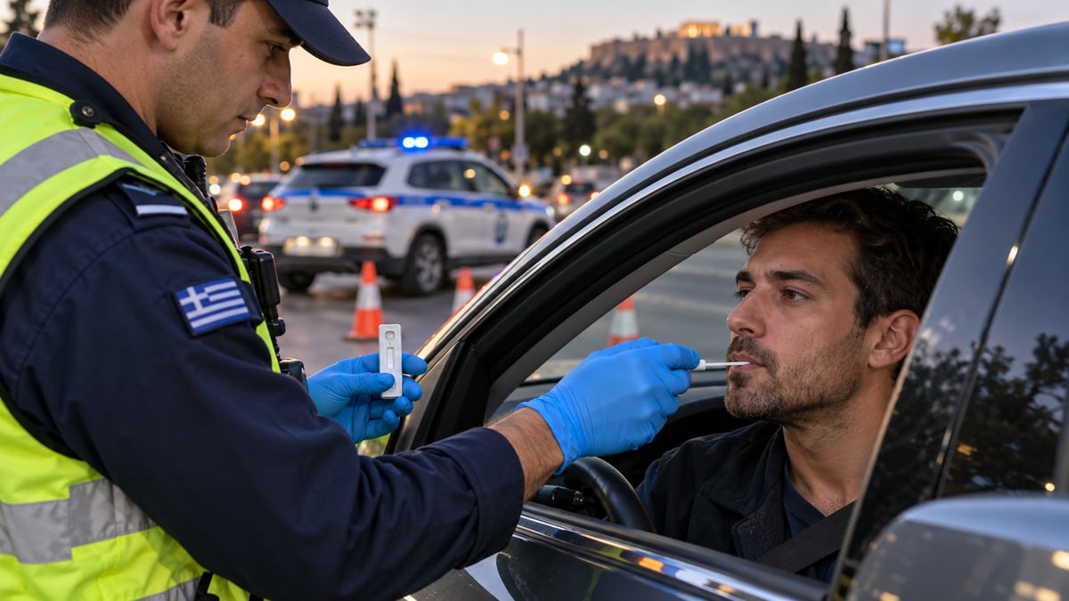 Ναρκοτέστ στους οδηγούς μετά το αλκοτέστ 1 Ναρκοτέστ στους οδηγούς μετά το αλκοτέστ