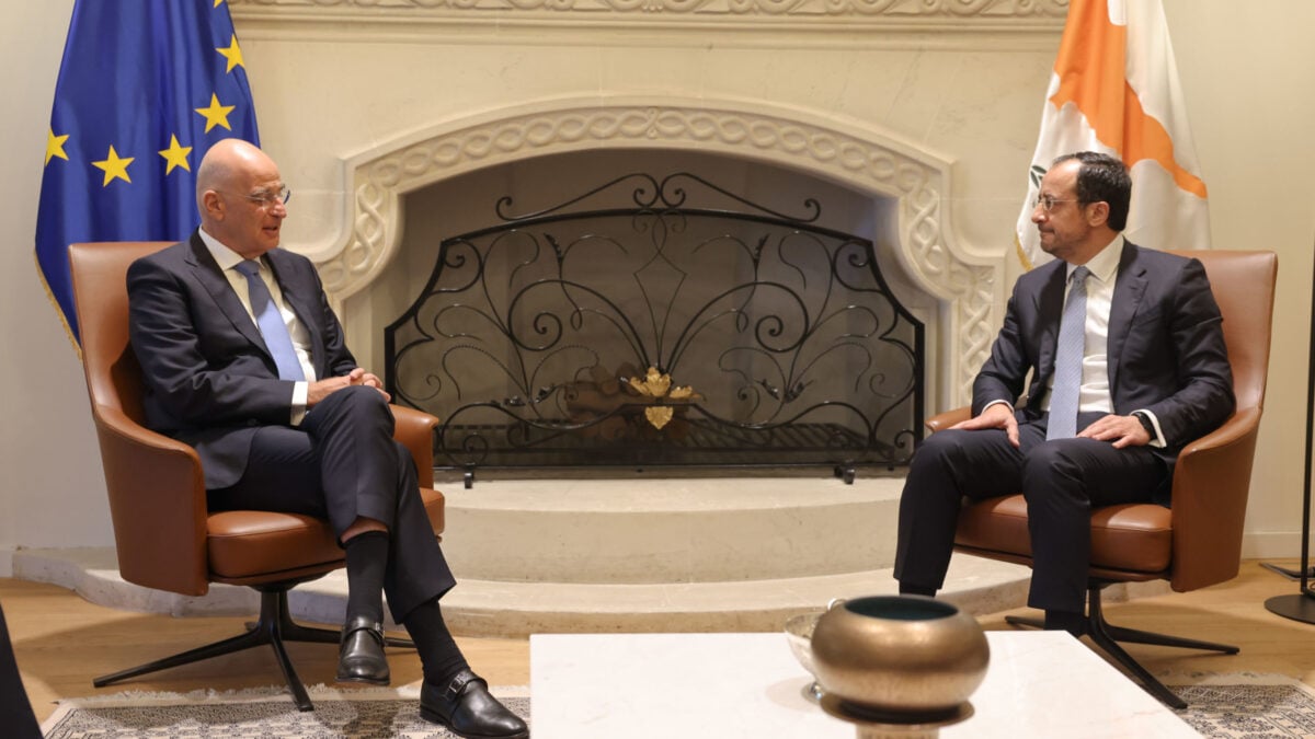 Νίκος Δένδιας από τη Λευκωσία: Η Ελλάδα θα βρίσκεται σταθερά στο πλευρό της Κύπρου – ΦΩΤΟ και ΒΙΝΤΕΟ 1 Νίκος Δένδιας από τη Λευκωσία: Η Ελλάδα θα βρίσκεται σταθερά στο πλευρό της Κύπρου – ΦΩΤΟ και ΒΙΝΤΕΟ