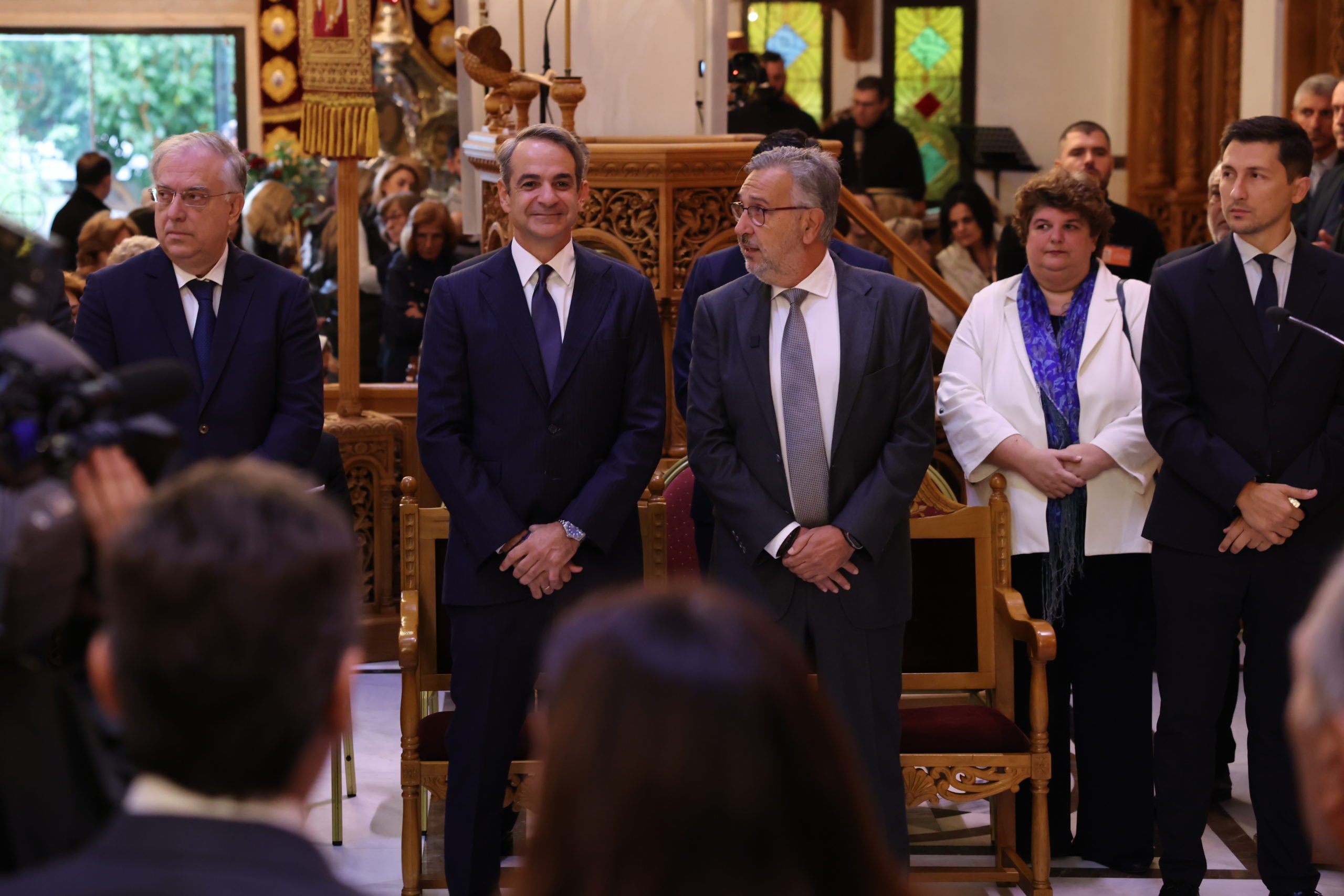 Ο Κυριάκος Μητσοτάκης βρέθηκε στον Άγιο Δημήτριο πριν αναχωρήσει για Κιλκίς και Θεσσαλονίκη – Τι είπε ο Αρχιεπίσκοπος Αυστραλίας για τη Μονή Σινά