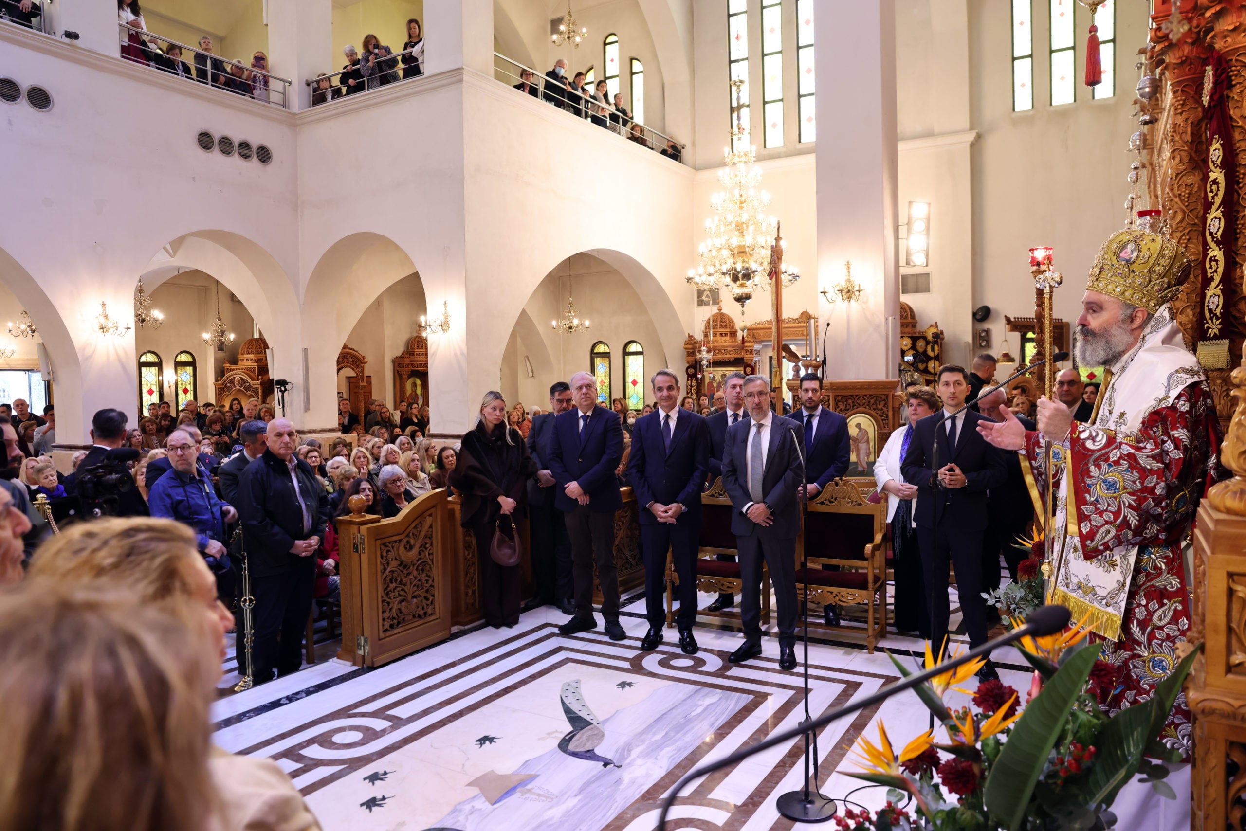 Ο Κυριάκος Μητσοτάκης βρέθηκε στον Άγιο Δημήτριο πριν αναχωρήσει για Κιλκίς και Θεσσαλονίκη – Τι είπε ο Αρχιεπίσκοπος Αυστραλίας για τη Μονή Σινά
