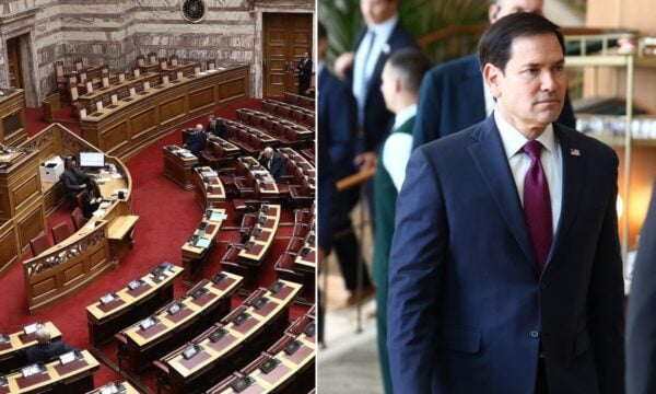 Μάρκο Ρούμπιο: Αντιδράσεις της αντιπολίτευσης για την επίσκεψη του Αμερικανού υπουργού Εξωτερικών στην Αθήνα