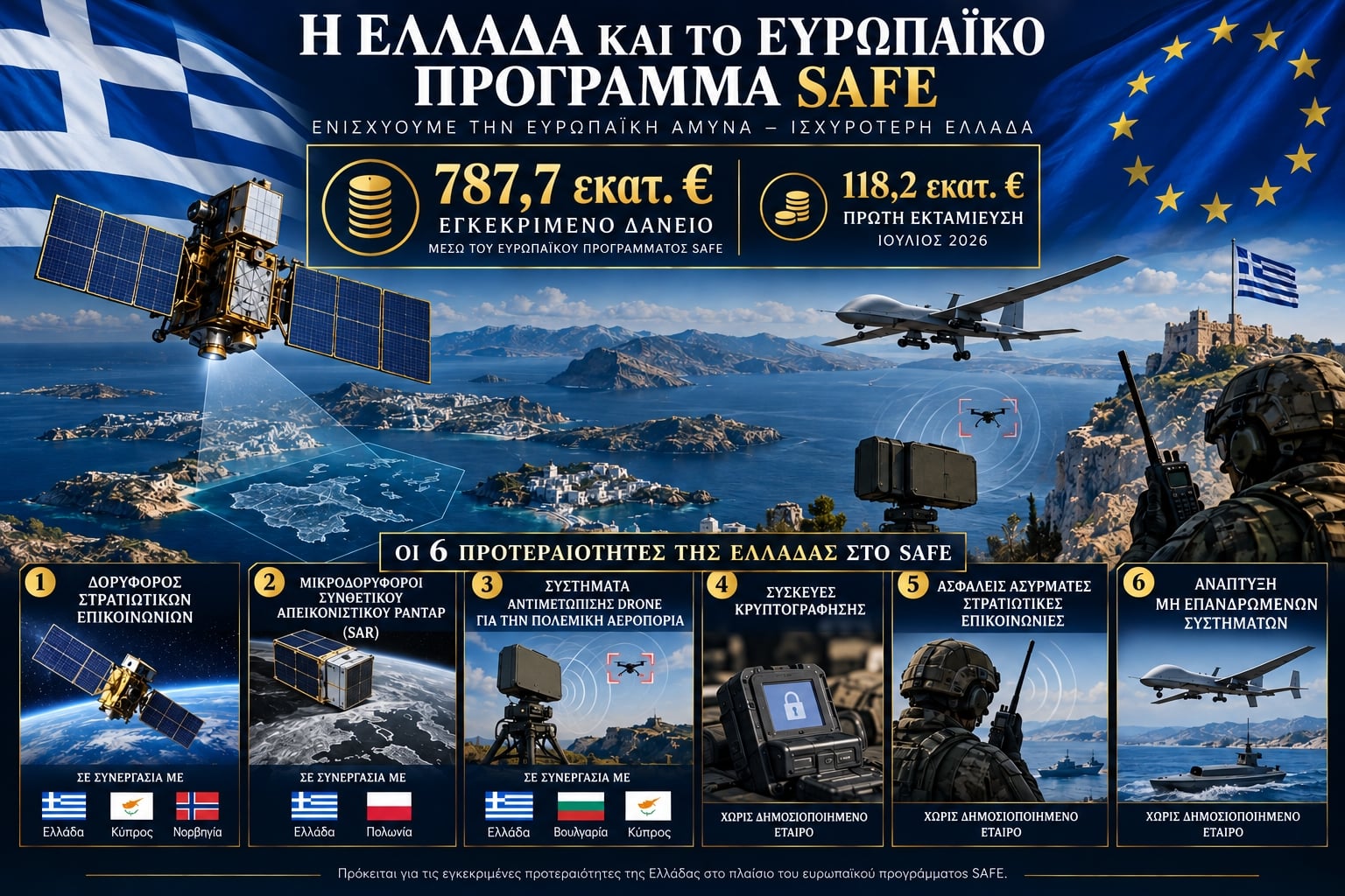 SAFE: Η Ευρωπαϊκή Ένωση το ξανανοίγει για αδιάθετα δάνεια 21,3 δισ. ευρώ – Πιθανή νέα ευκαιρία για την Ελλάδα