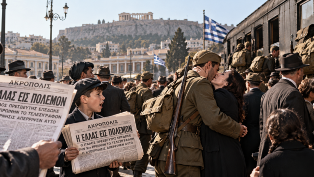 Το πρώτο πρωινό του πολέμου στην Αθήνα, στις 28 Οκτωβρίου 1940