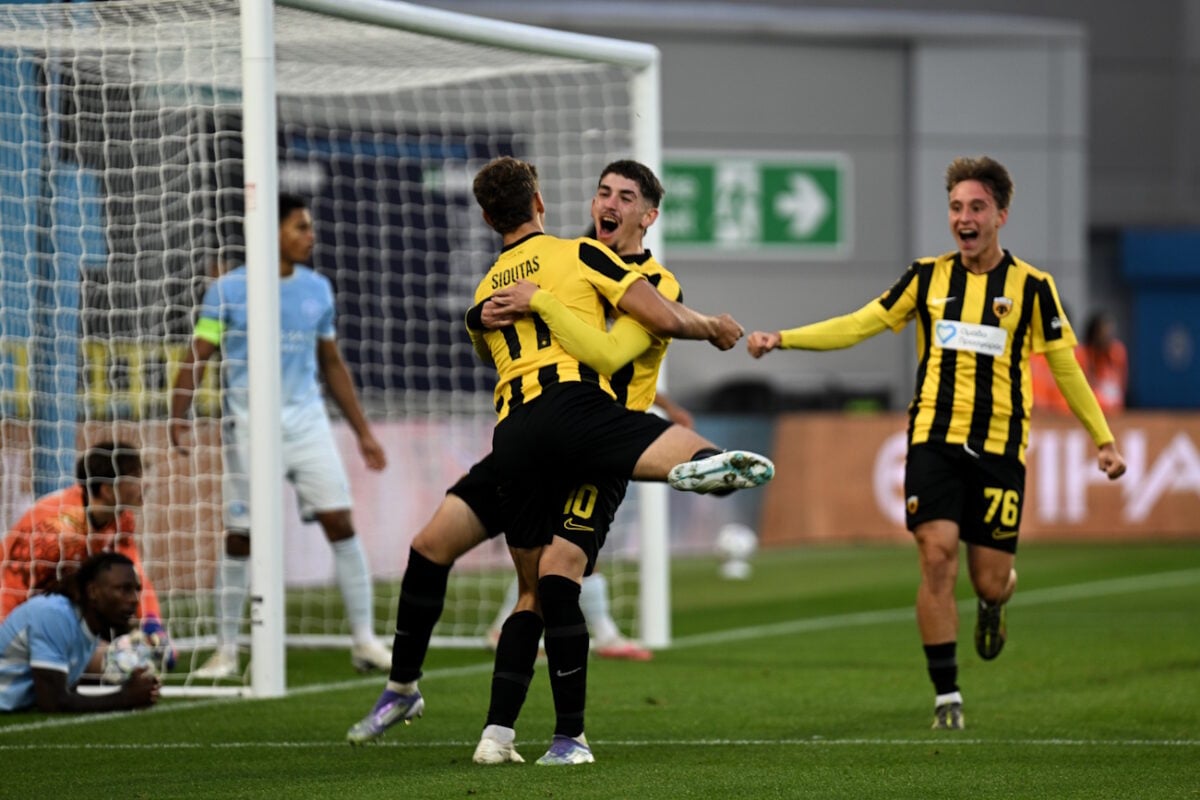 Μάντσεστερ Σίτι – ΑΕΚ 1-1: Η Ένωση παραμένει αήττητη στη League Phase του Youth League και αφήνει τους «πολίτες» χωρίς νίκη