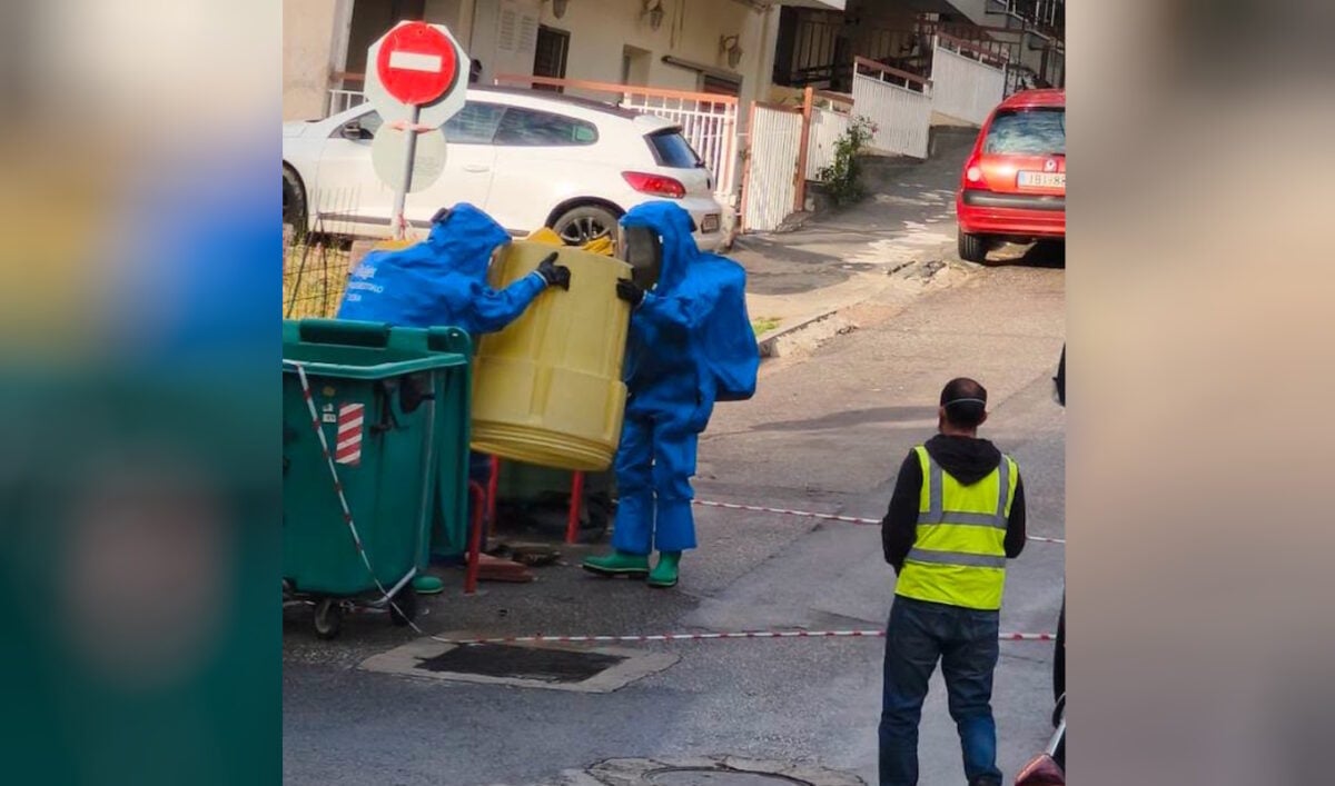 Άγιος Δημήτριος: Δοχείο με ύποπτο υλικό εντοπίστηκε σε κάδο σκουπιδιών – Μεγάλη επιχείρηση της ΕΜΑΚ