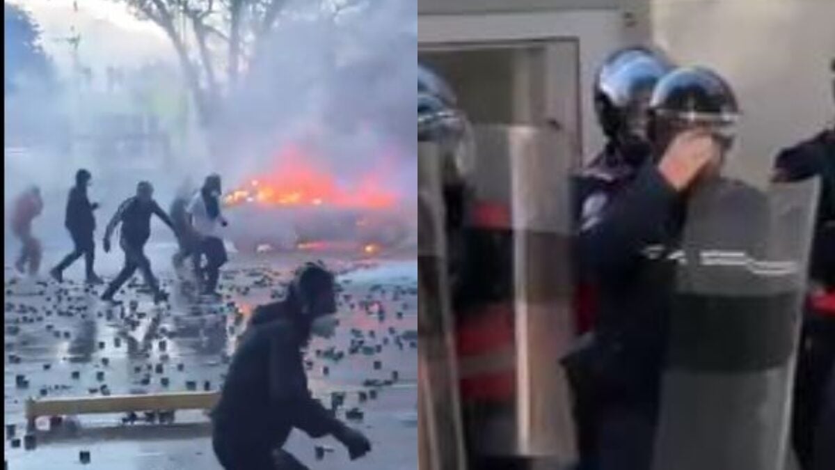 Αλβανία: Πεδίο μάχης τα Τίρανα για 6η ημέρα – Βίαιες συγκρούσεις στις κινητοποιήσεις που άρχισαν με τραγούδια και τύμπανα – ΒΙΝΤΕΟ 1 Αλβανία: Πεδίο μάχης τα Τίρανα για 6η ημέρα – Βίαιες συγκρούσεις στις κινητοποιήσεις που άρχισαν με τραγούδια και τύμπανα – ΒΙΝΤΕΟ