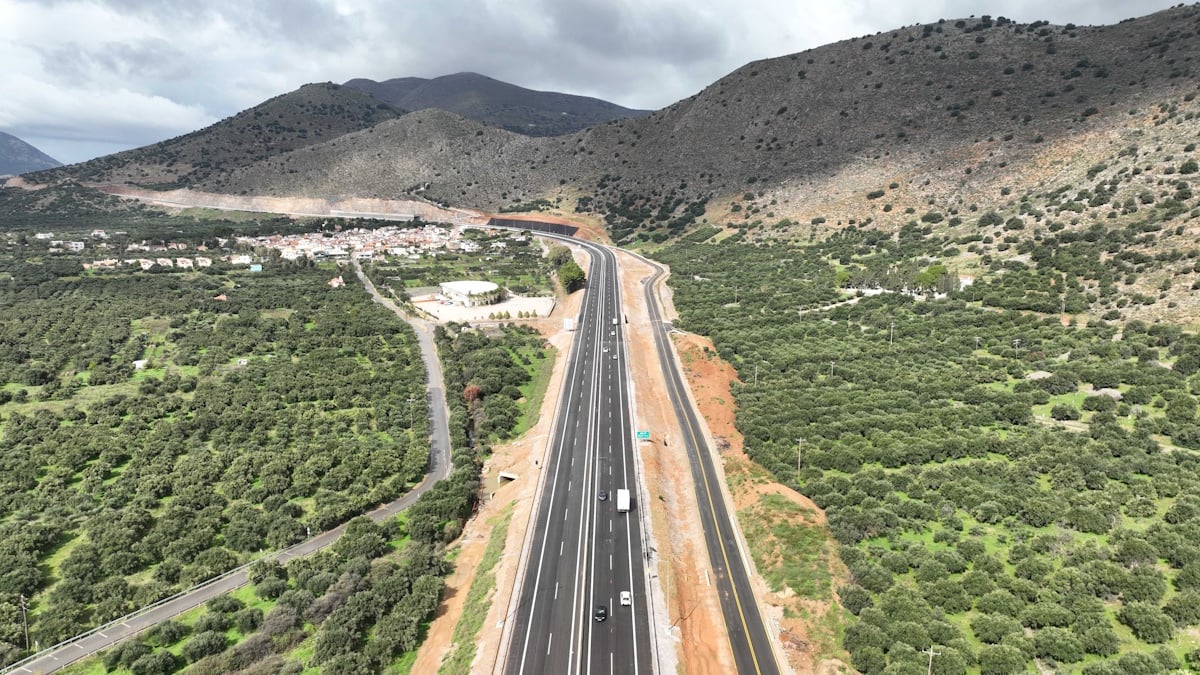 ΒΟΑΚ: Στην κυκλοφορία τα πρώτα 10 χλμ. στο τμήμα Νεάπολη-Άγιος Νικόλαος από την AKTOR