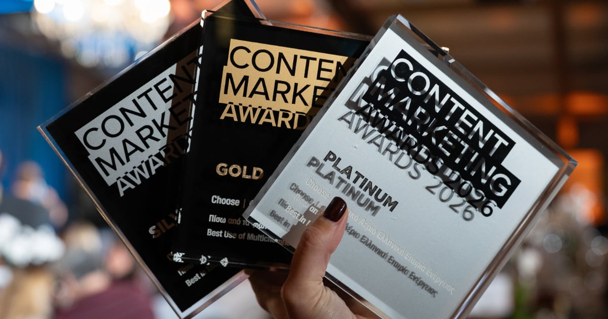 Choose: Τρεις διακρίσεις στα Content Marketing Awards για την καμπάνια «Πίσω από τα Φώτα» – Platinum, Gold και Silver 8 Choose: Τρεις διακρίσεις στα Content Marketing Awards για την καμπάνια «Πίσω από τα Φώτα» – Platinum, Gold και Silver