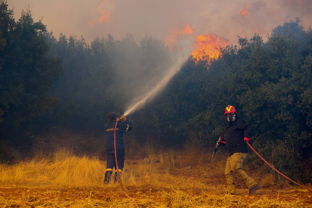 Κεφαλονιά: Φωτιά σε δασική έκταση στα Μεταξάτα – Στο σημείο τρία εναέρια μέσα