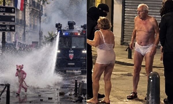 Γαλλία: Οι εικόνες AI από τις διαδηλώσεις που έγιναν viral – Ο Ροζ Πάνθηρας και το ημίγυμνο ηλικιωμένο ζευγάρι
