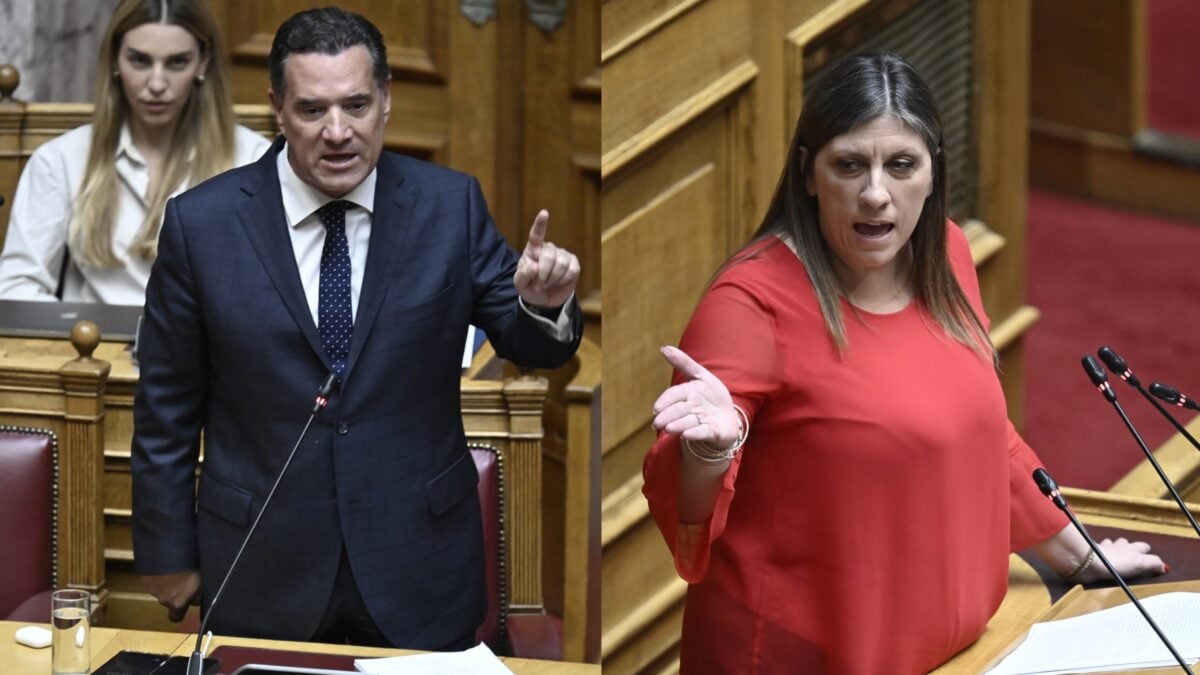 Ο Γεωργιάδης και η Κωνσταντοπούλου συγκρούστηκαν σφοδρά στη Βουλή: «Ποιος σας έκανε τέτοιο ψώνιο;» – «Είσαι φασίστας» 1 Ο Γεωργιάδης και η Κωνσταντοπούλου συγκρούστηκαν σφοδρά στη Βουλή: «Ποιος σας έκανε τέτοιο ψώνιο;» – «Είσαι φασίστας»