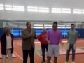 Εμμανουήλ Καραλής: Έκπληξη με τούρτα για τα 27α γενέθλιά του πριν από την προπόνηση στο κλειστό του ΟΑΚΑ