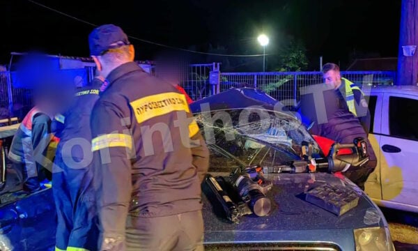Τροχαίο στο Δέλτα Κορίνθου: Νεκρός 26χρονος και 5 τραυματίες μετά τη σφοδρή σύγκρουση αυτοκινήτων