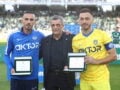 Παναθηναϊκός – Αστέρας Τρίπολης: Τιμήθηκαν από τους «πράσινους» οι Κουρμπέλης και Κώτσιρας