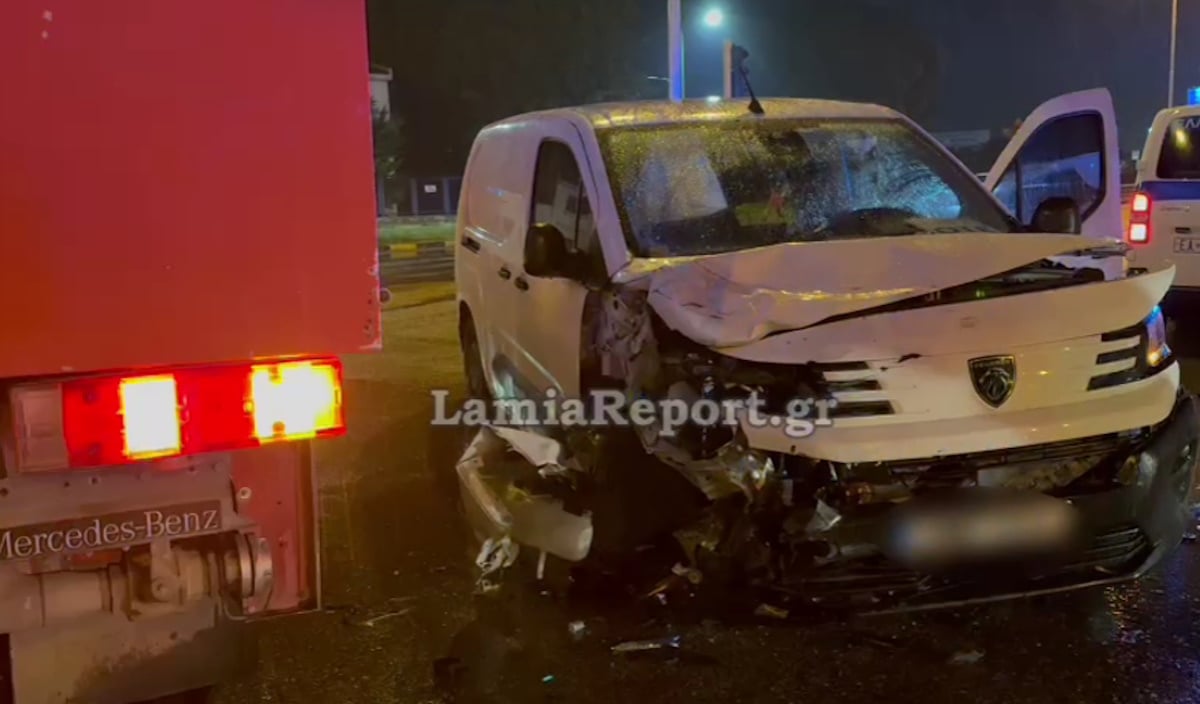 Τροχαίο στη Λαμία με έναν τραυματία: Πέρασε με κόκκινο και τον «εμβόλισε»