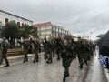 28η Οκτωβρίου: Η στρατιωτική παρέλαση στη Λήμνο έγινε με συνεχή βροχή και δυνατό άνεμο