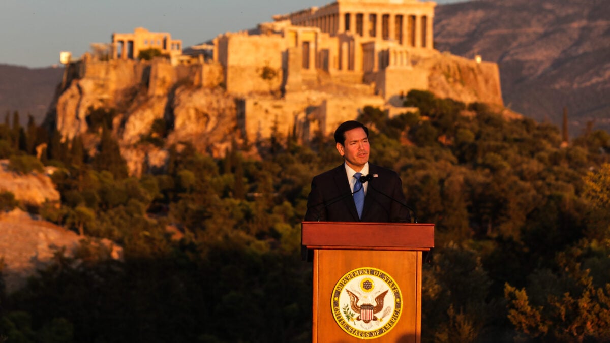 Μάρκο Ρούμπιο: Ο Λευκός Οίκος αναπαρήγαγε την ομιλία του στην Πνύκα – «Θα συνεχίσουμε να προασπίζουμε τις αμερικανικές αξίες» 1 Μάρκο Ρούμπιο: Ο Λευκός Οίκος αναπαρήγαγε την ομιλία του στην Πνύκα – «Θα συνεχίσουμε να προασπίζουμε τις αμερικανικές αξίες»