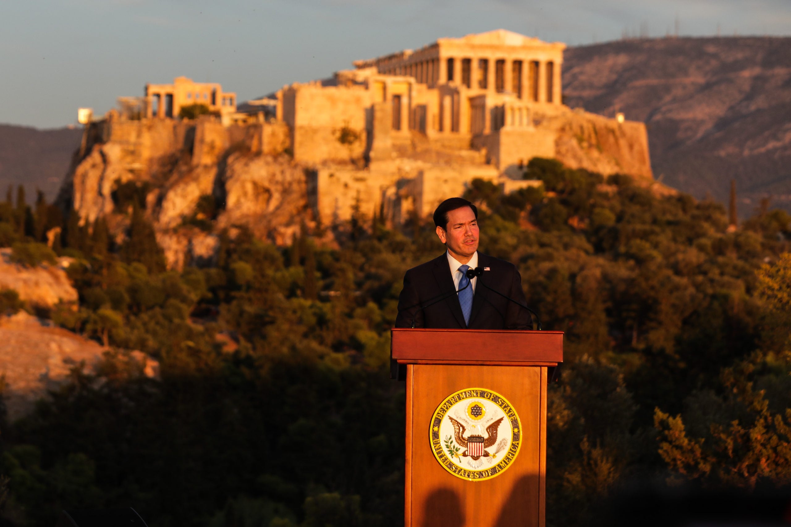 Μάρκο Ρούμπιο: Ο Λευκός Οίκος αναπαρήγαγε την ομιλία του στην Πνύκα – «Θα συνεχίσουμε να προασπίζουμε τις αμερικανικές αξίες»