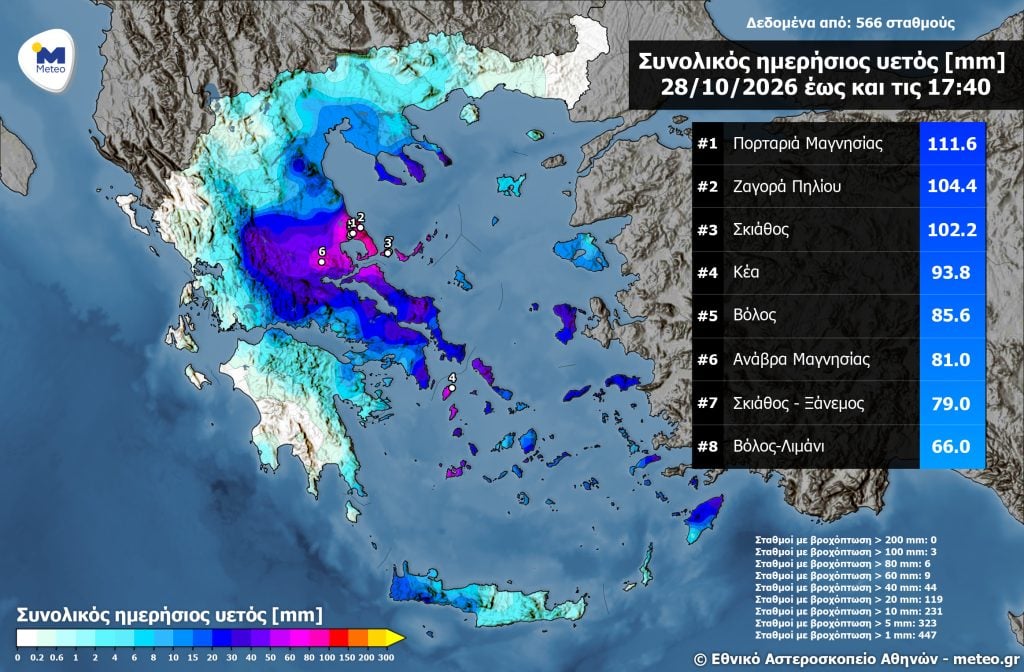 Καιρός: Συνεχίζονται οι βροχές και οι καταιγίδες – Νέα κακοκαιρία από την Κυριακή με πτώση της θερμοκρασίας 7 Καιρός: Συνεχίζονται οι βροχές και οι καταιγίδες – Νέα κακοκαιρία από την Κυριακή με πτώση της θερμοκρασίας