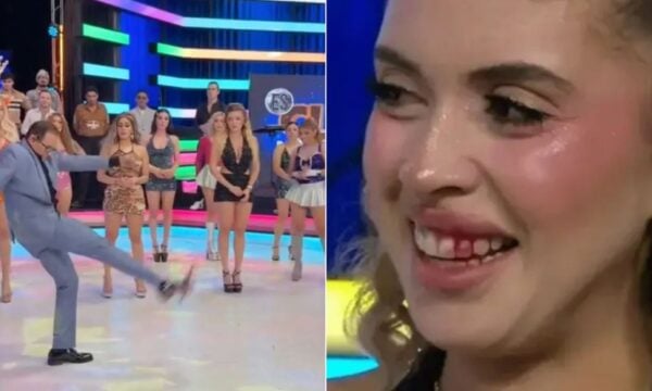 Σε live εκπομπή, παρουσιαστής κλώτσησε κάμερα-drone στο πρόσωπο μοντέλου και έριξε το φταίξιμο στα παπούτσια του