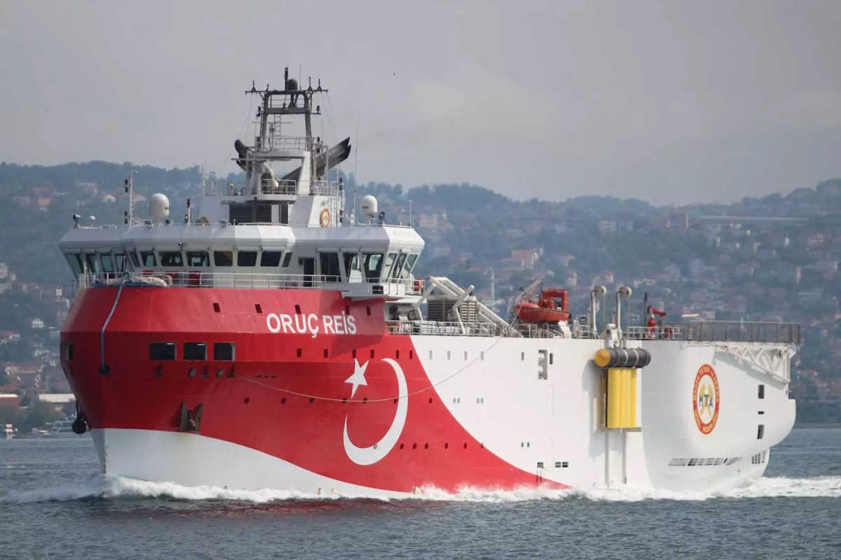 Oruc Reis: Η Τουρκία εκδίδει NAVTEX στην Ανατολική Μεσόγειο για αγωγό φυσικού αερίου στα Κατεχόμενα