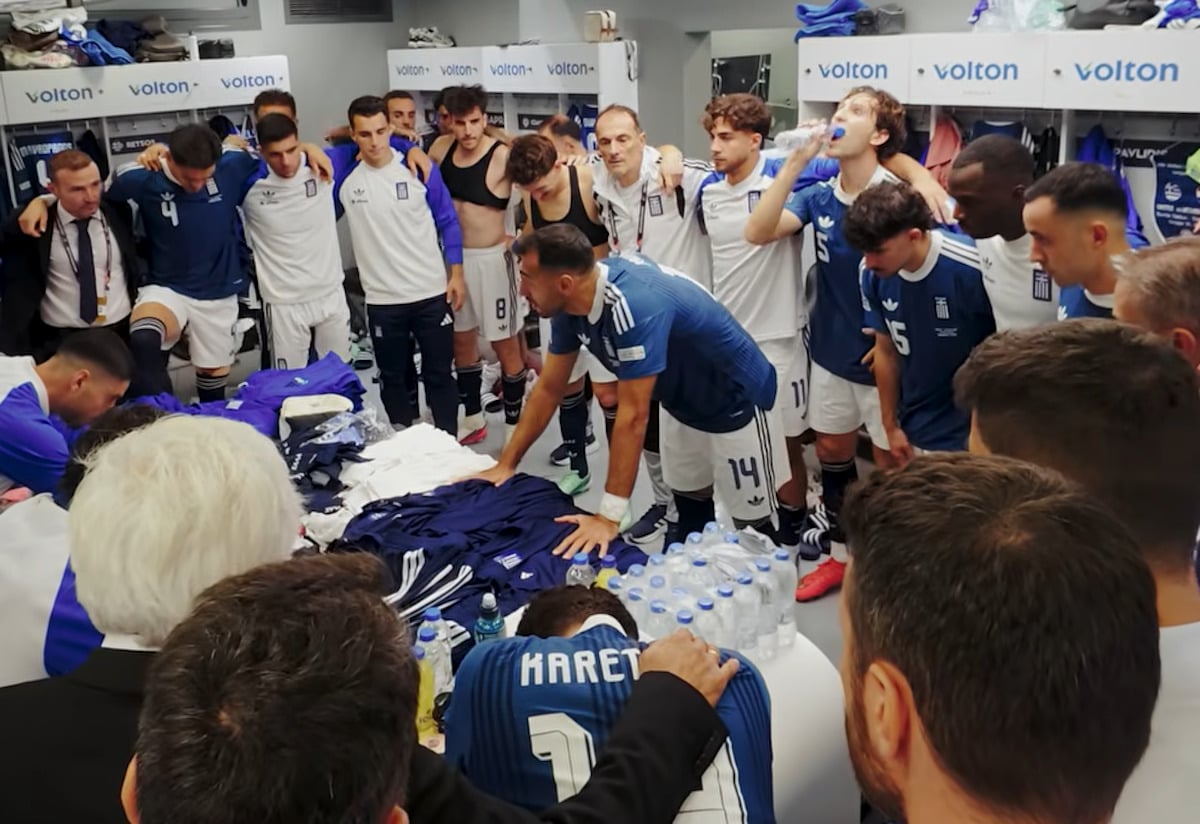 Ελλάδα – Ολλανδία: Η αρχηγική ομιλία του Βαγγέλη Παυλίδη – «Έχουμε μέταλλο, με πάθος και ψυχή κερδίζονται αυτά τα ματς»