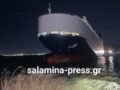 Σαλαμίνα: Το «Neptune Ethos» προσάραξε – Επιχείρηση με τρία ρυμουλκά