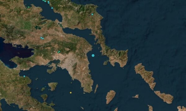 Σεισμός 3,5 Ρίχτερ σημειώθηκε στη Ραφήνα