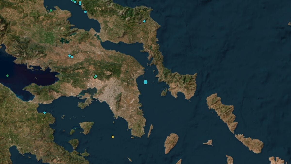 Σεισμός 3,5 Ρίχτερ σημειώθηκε στη Ραφήνα