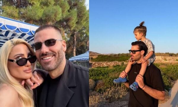 Ιωάννα Τούνη: Ο σύντροφός της κρατά τον Πάρη στους ώμους του στην παρέλαση