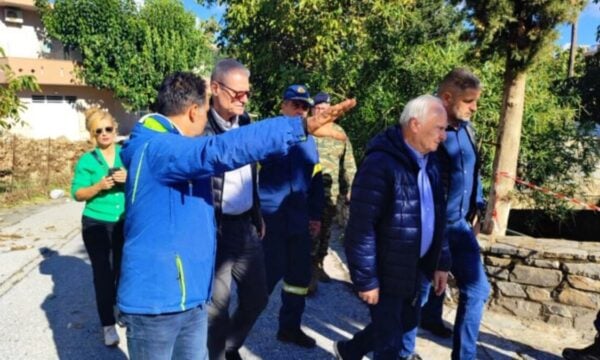 Ρέθυμνο: Τουρνάς και Ανδριανός στα Ζωνιανά για αυτοψία στις ζημιές – Άθλος η προσπάθεια που έγινε, Daniel 2 χτύπησε τον Μυλοπόταμο