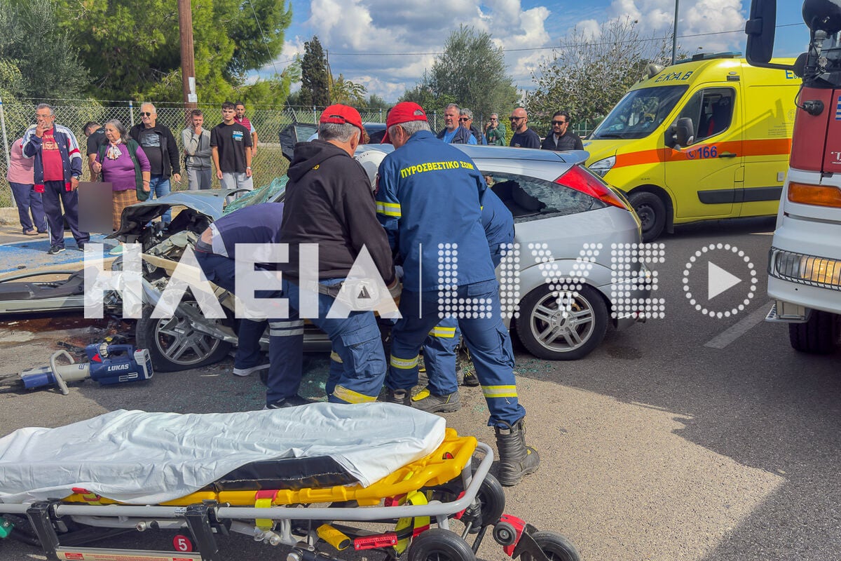 Τροχαίο στον Πύργο: Νεκρή 55χρονη μετά από μετωπική σύγκρουση αυτοκινήτων – Τρεις σοβαρά τραυματίες 10 Τροχαίο στον Πύργο: Νεκρή 55χρονη μετά από μετωπική σύγκρουση αυτοκινήτων – Τρεις σοβαρά τραυματίες
