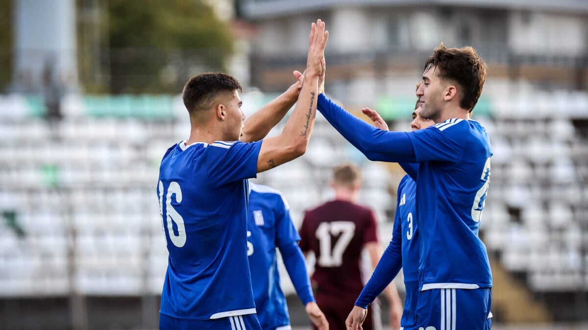 Ελλάδα – Λετονία 4-2: Η Εθνική Ελπίδων κυριάρχησε στη Λιβαδειά για το Euro 2027 1 Ελλάδα – Λετονία 4-2: Η Εθνική Ελπίδων κυριάρχησε στη Λιβαδειά για το Euro 2027