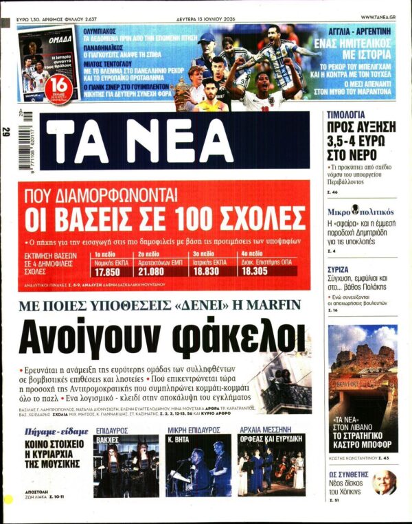 ΤΑ ΝΕΑ