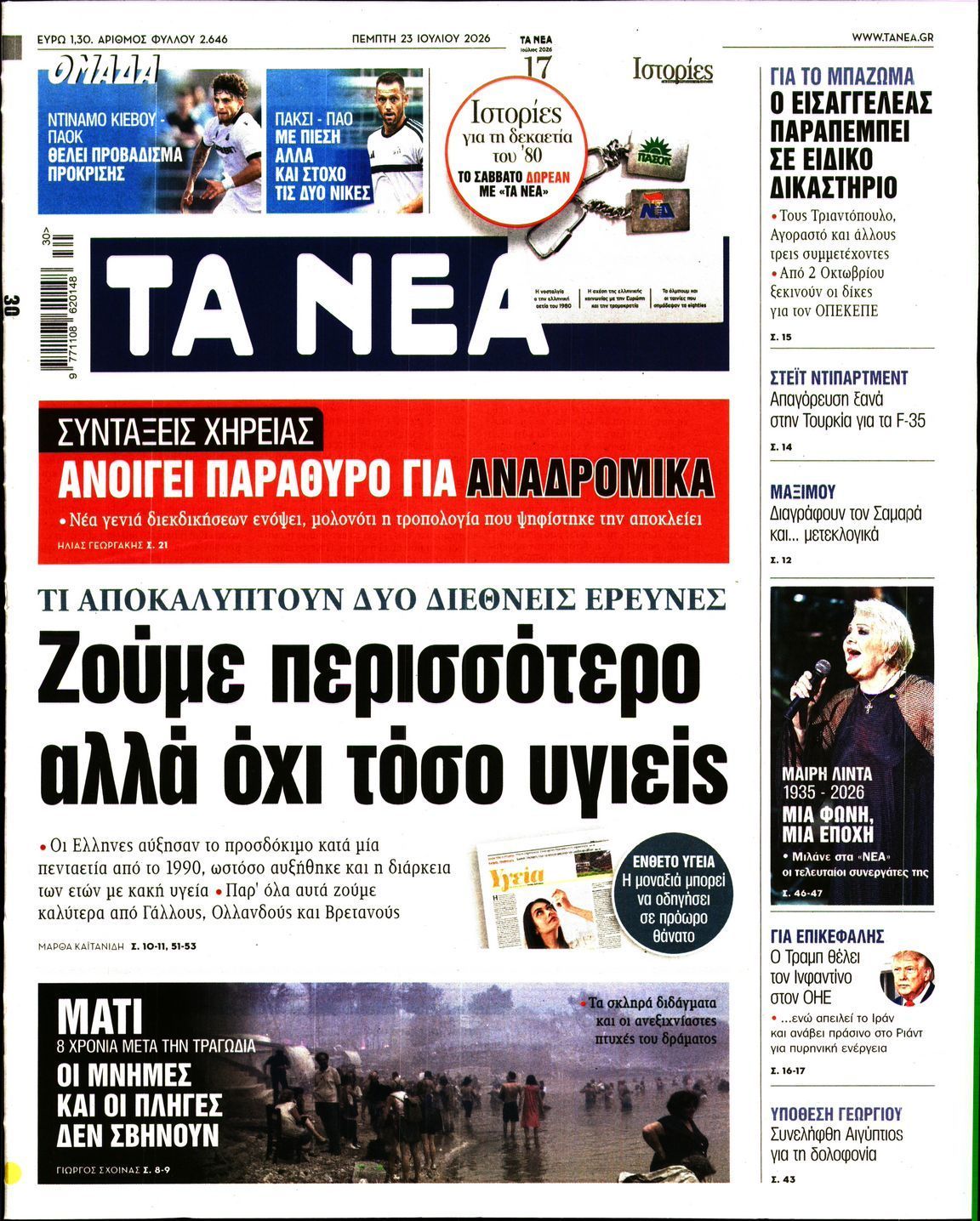 ΤΑ ΝΕΑ
