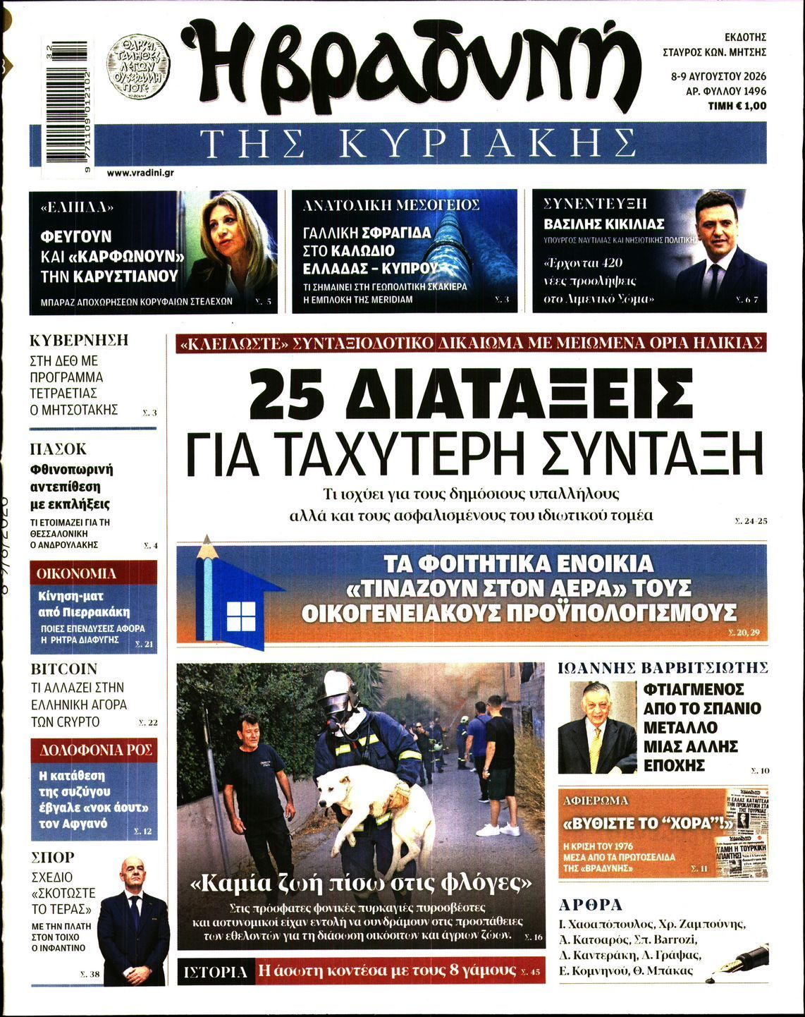 ΒΡΑΔΥΝΗ ΤΗΣ ΚΥΡΙΑΚΗΣ